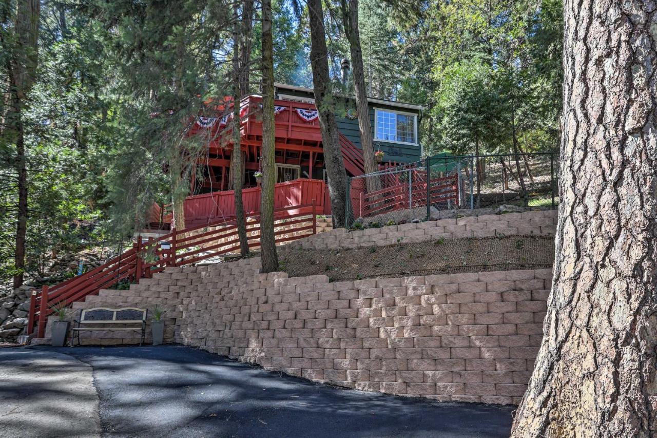 Boho Crestline Cabin, 1 Mile To Lake Gregory! エクステリア 写真