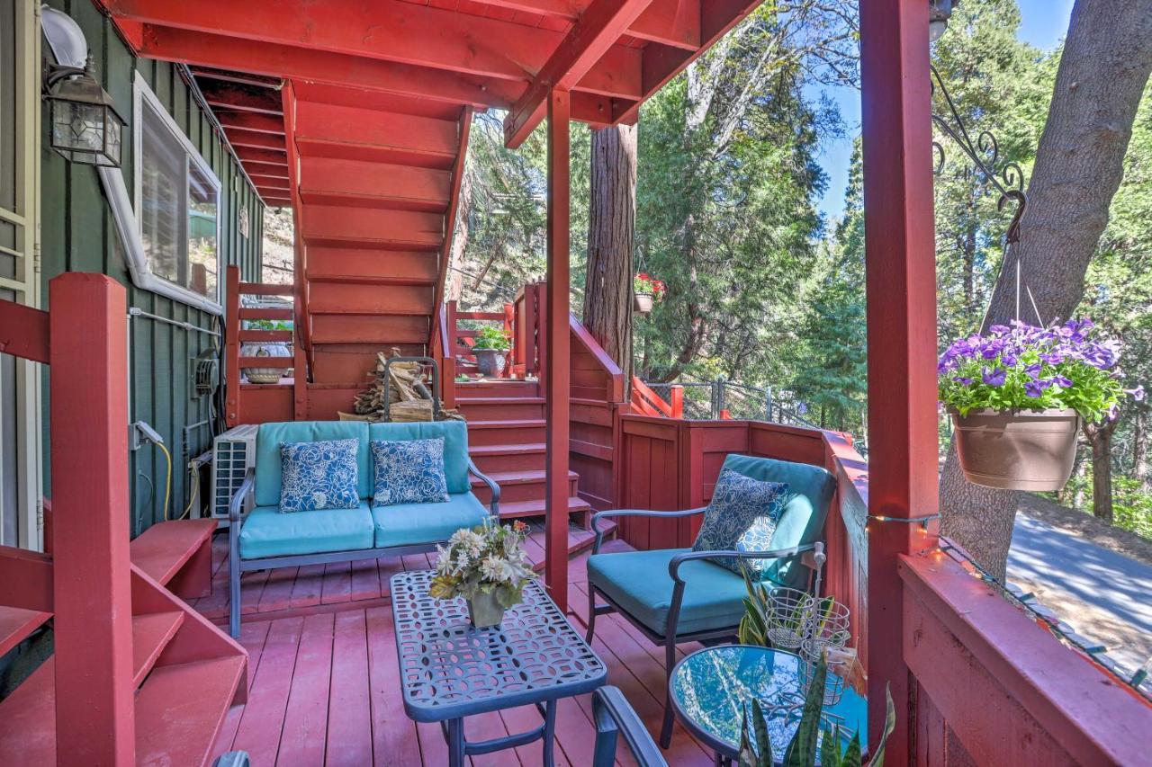 Boho Crestline Cabin, 1 Mile To Lake Gregory! エクステリア 写真